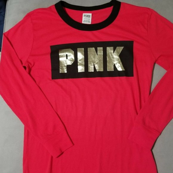 PINK Victoria's Secret Tops - NEW Victoria's Secret PINK Long-Sleeve - L